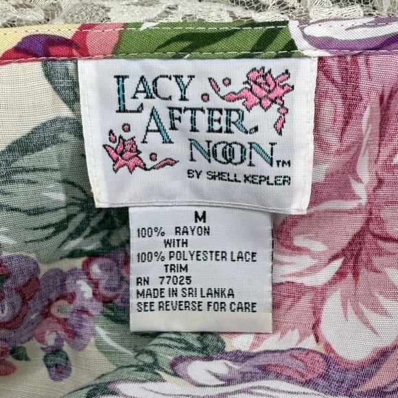 🌸 Vintage Lacy Afternoon by Shell Kepler Blouse 🌸 - Picture 10 of 11